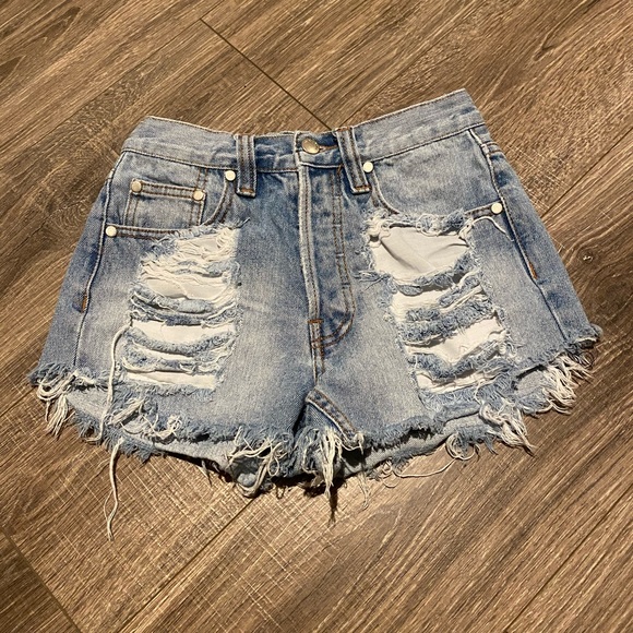 MINKPINK Pants - Mink pink jean shorts